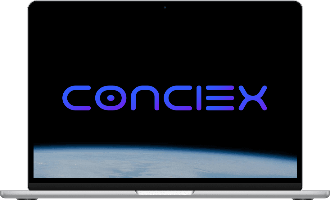 Notebook com a interface do Conciex